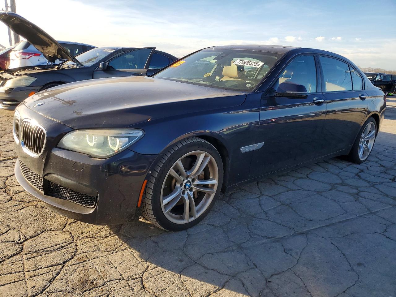 2014 Bmw 750 Li Black vin: WBAYE8C53ED134573