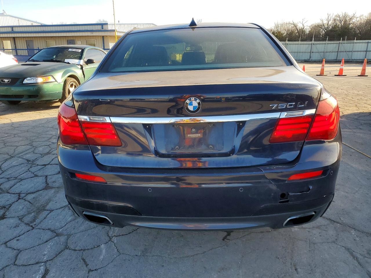 2014 Bmw 750 Li Black vin: WBAYE8C53ED134573