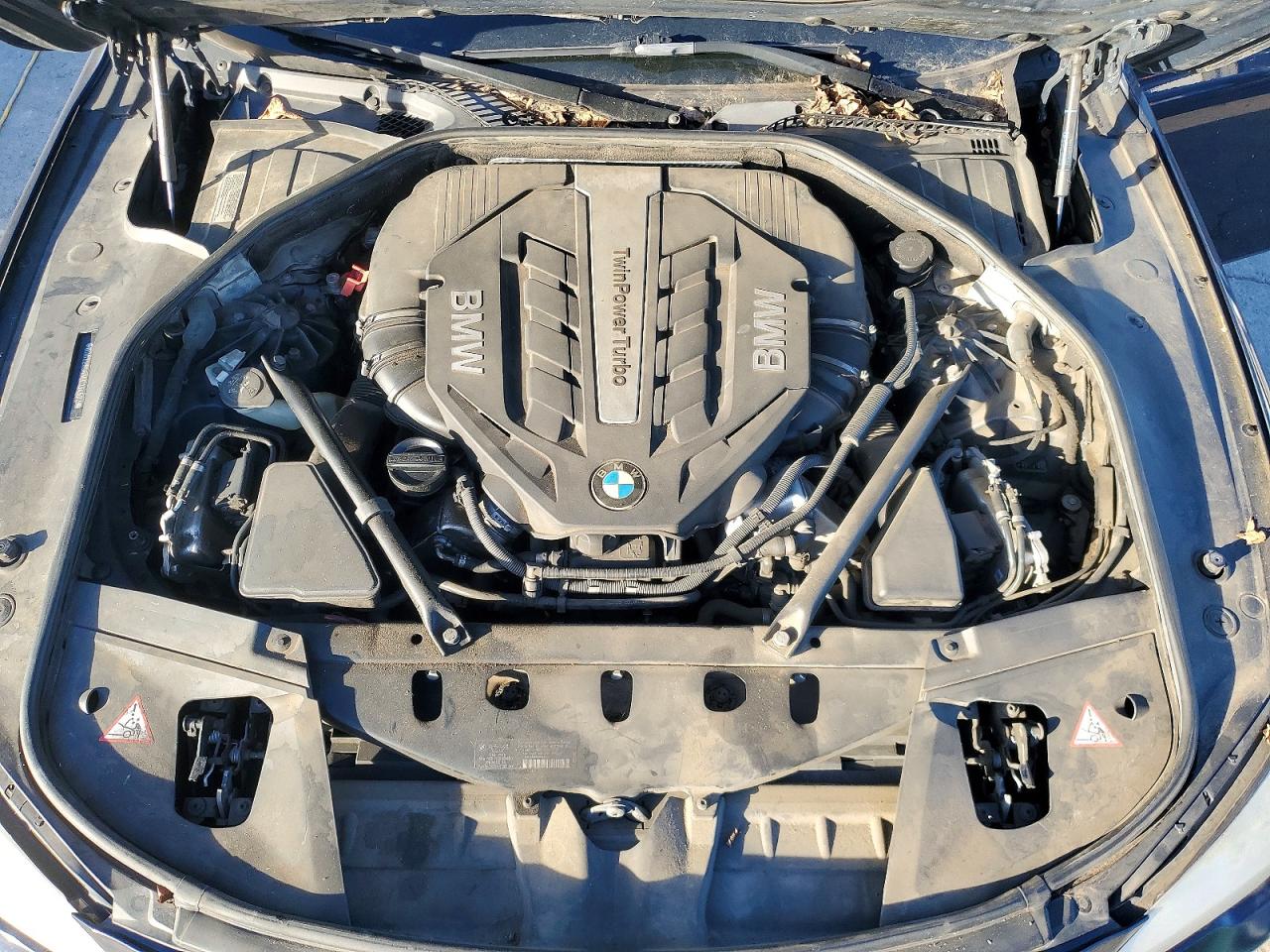 2014 Bmw 750 Li Black vin: WBAYE8C53ED134573