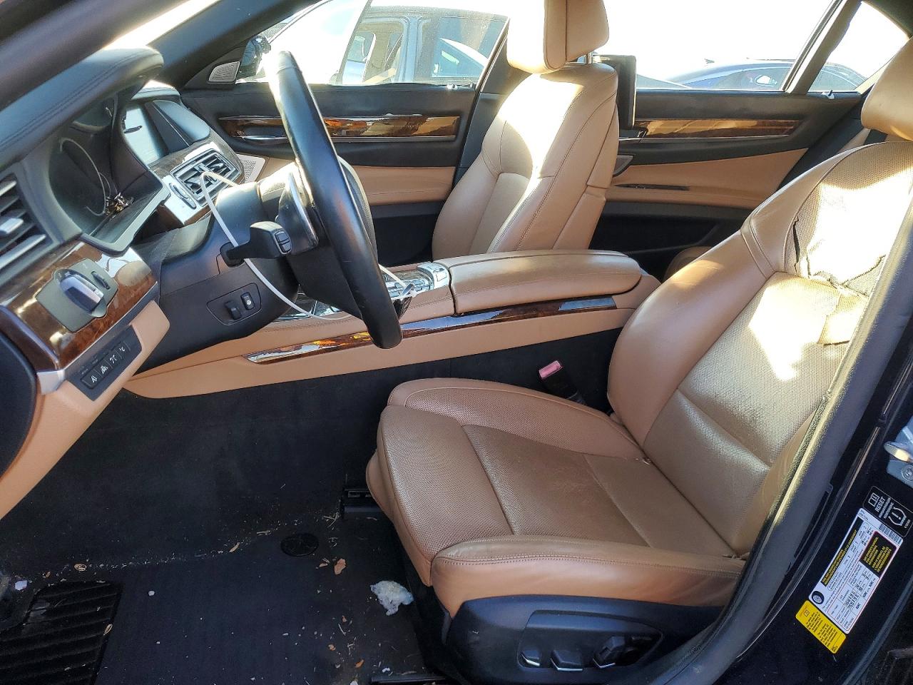 2014 Bmw 750 Li Black vin: WBAYE8C53ED134573