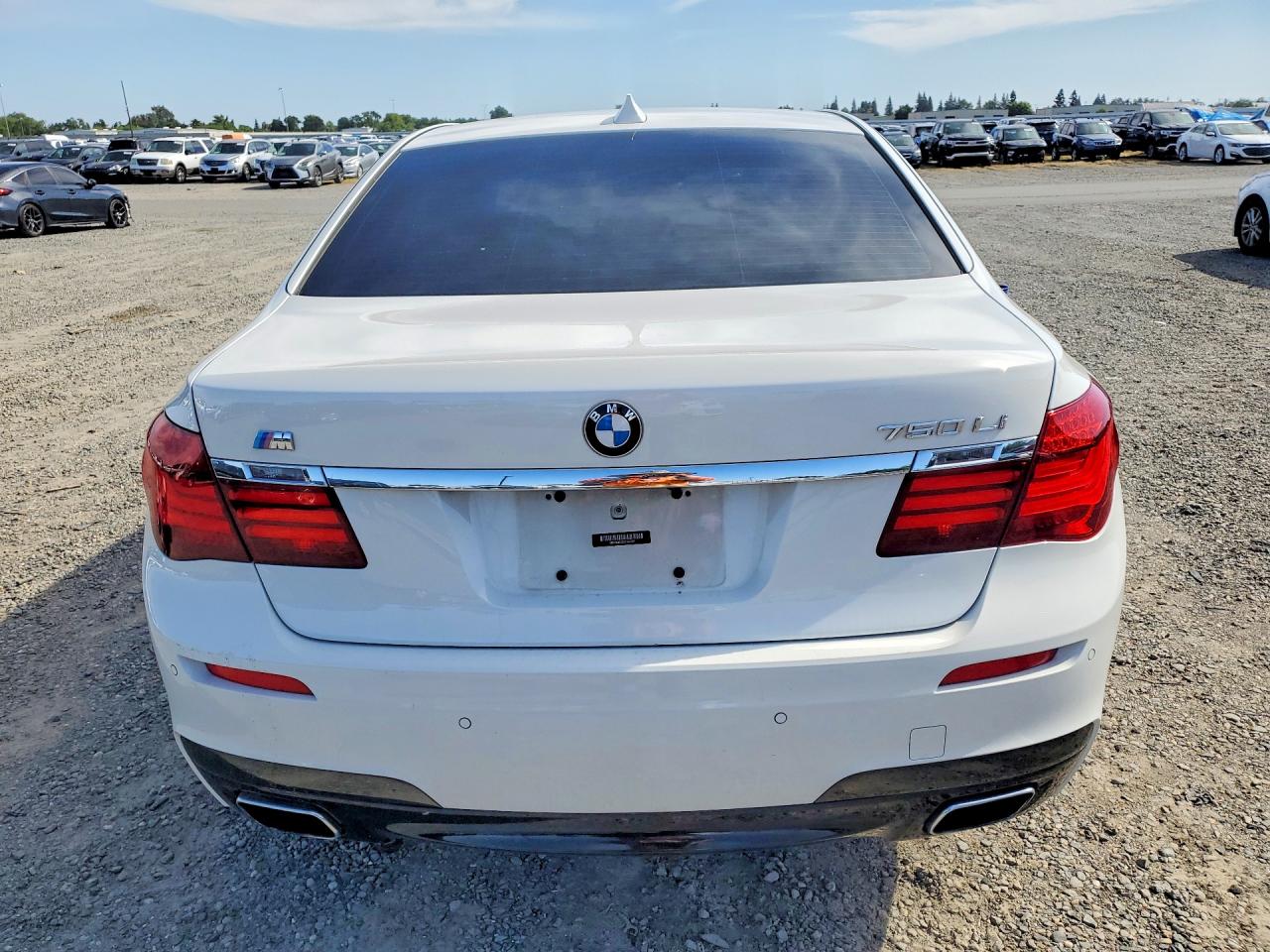 2014 Bmw 750 Li White vin: WBAYE8C53ED134587