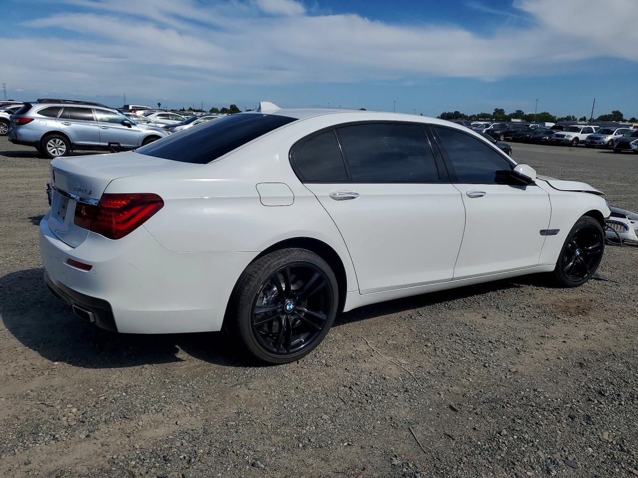 2014 Bmw 750 Li White vin: WBAYE8C53ED134587