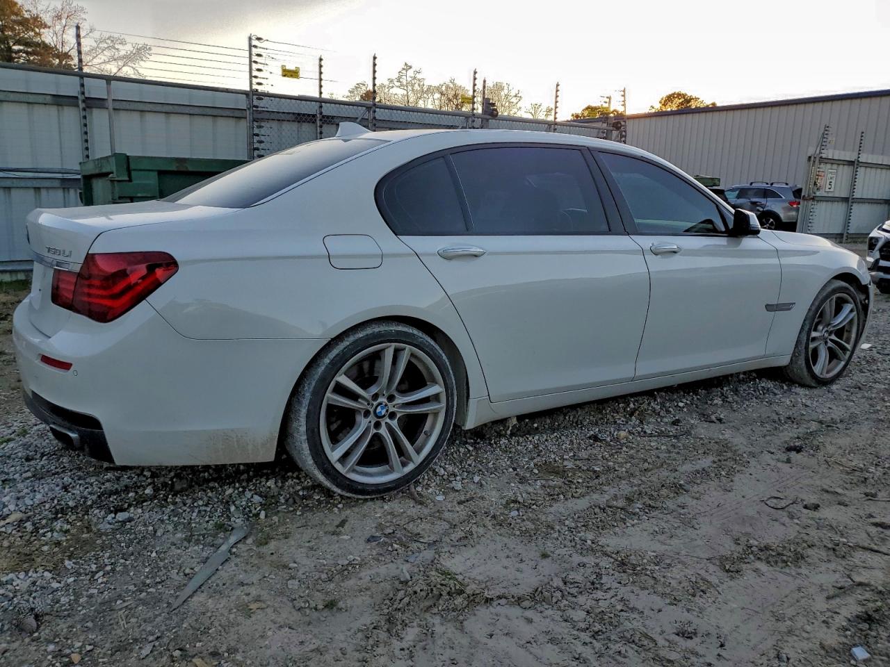 2014 Bmw 750 Li White vin: WBAYE8C53ED135013