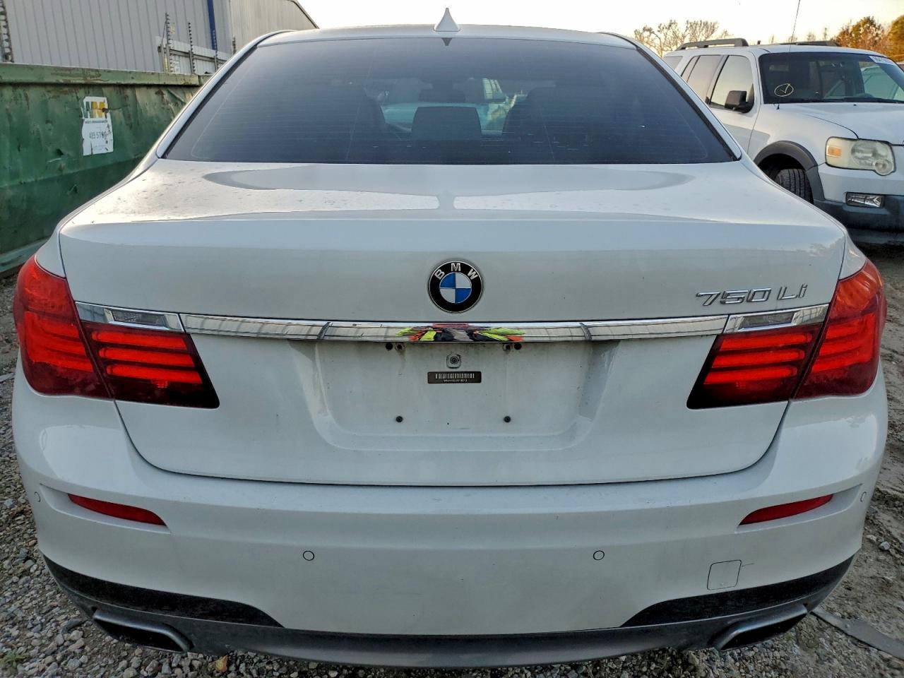 2014 Bmw 750 Li White vin: WBAYE8C53ED135013