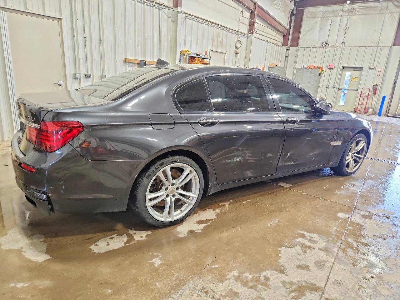 2014 Bmw 750 Li Gray vin: WBAYE8C53ED135609