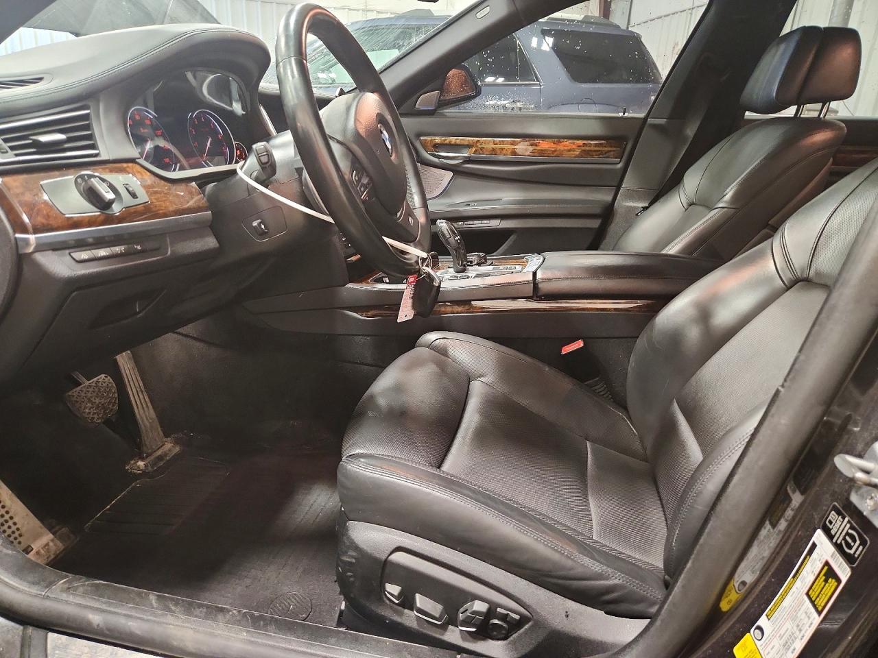 2014 Bmw 750 Li Gray vin: WBAYE8C53ED135609