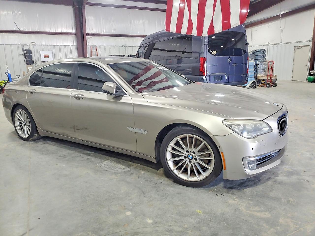 2015 Bmw 7 Series Beige vin: WBAYE8C53FD780939