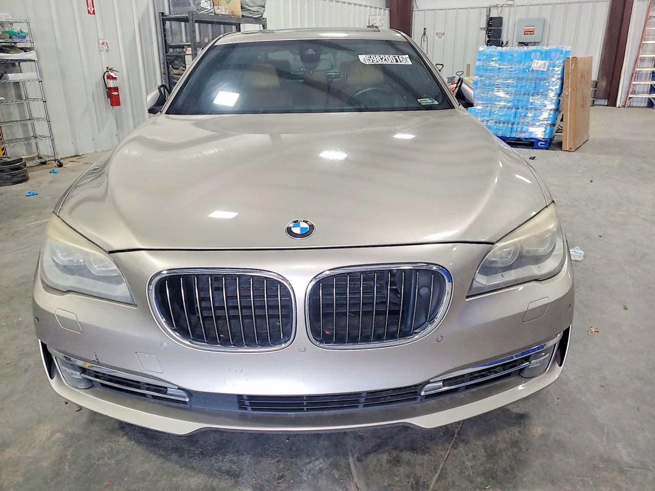 2015 Bmw 7 Series Beige vin: WBAYE8C53FD780939