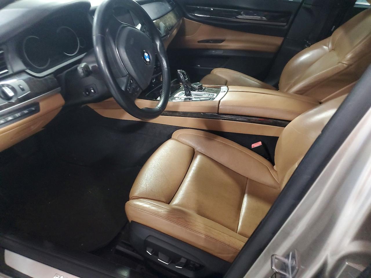2015 Bmw 7 Series Beige vin: WBAYE8C53FD780939
