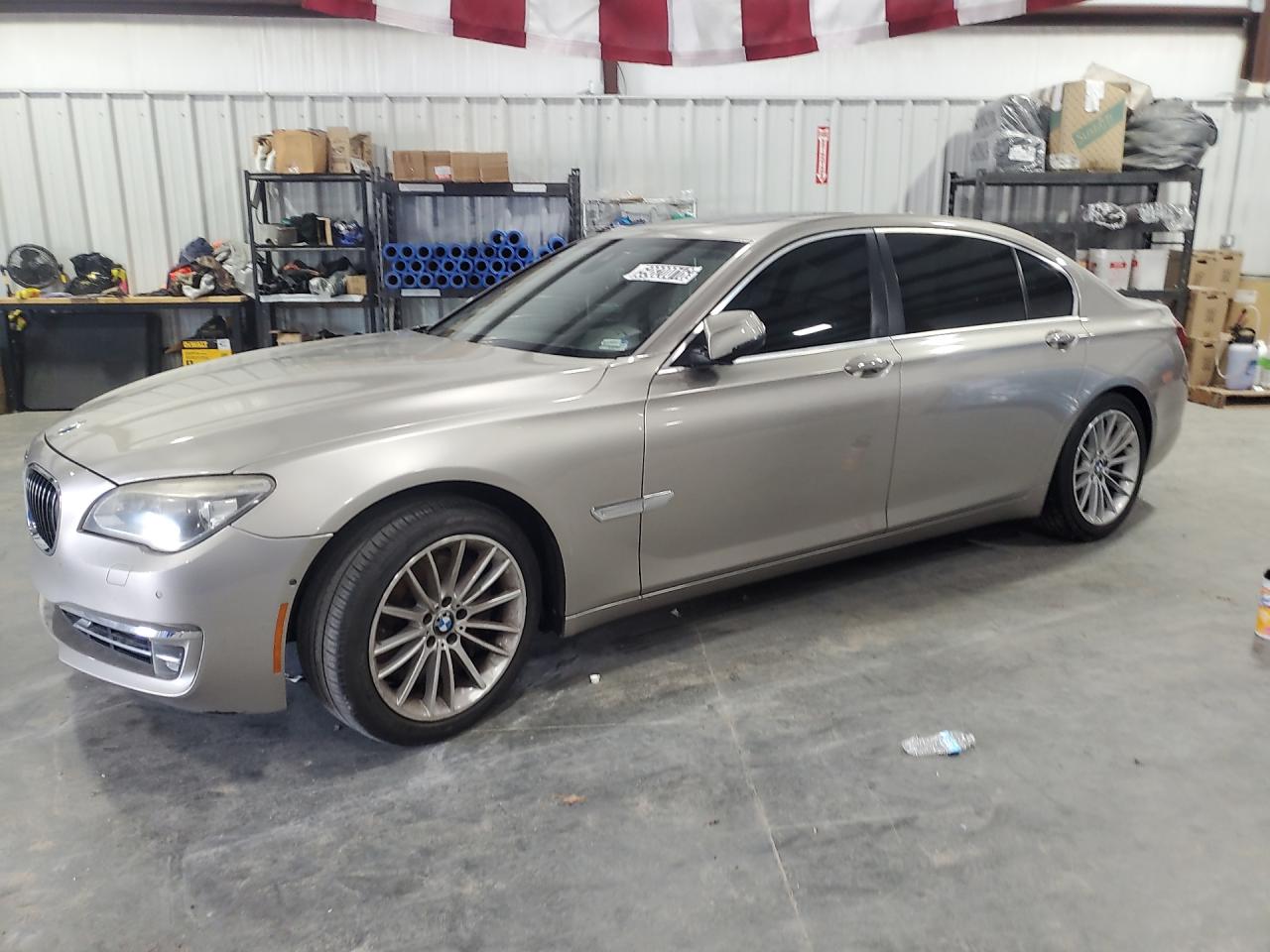 2015 Bmw 7 Series Beige vin: WBAYE8C53FD780939 Damage: Front Bumper, Curb Rash, 2 To 3 Inches