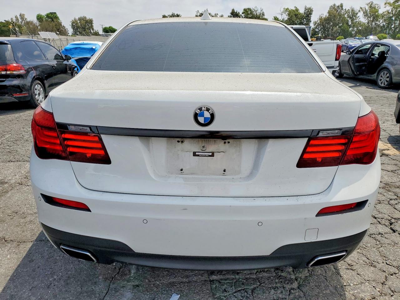 2015 Bmw 750 Li Black vin: WBAYE8C53FD781878