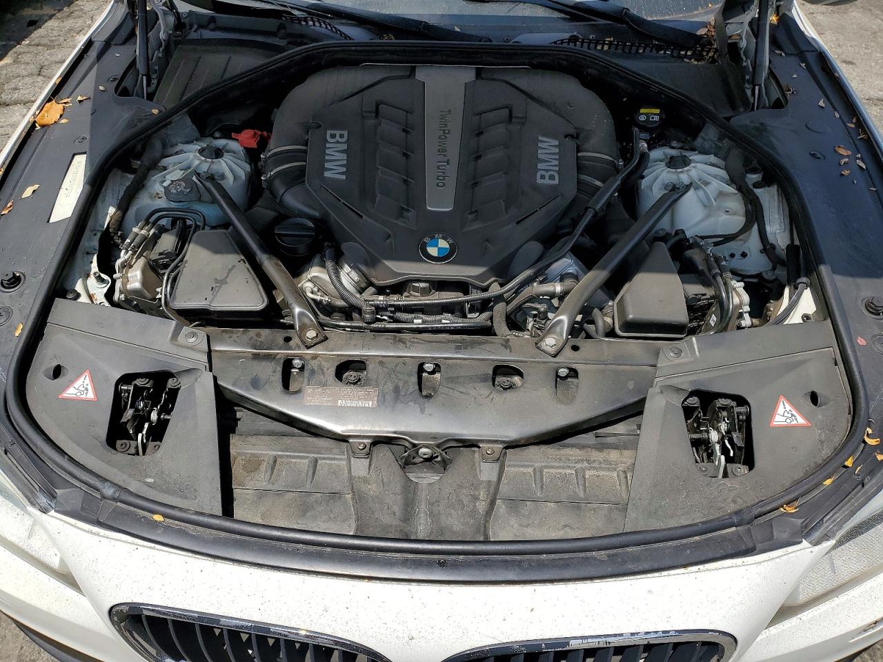 2015 Bmw 750 Li Black vin: WBAYE8C53FD781878