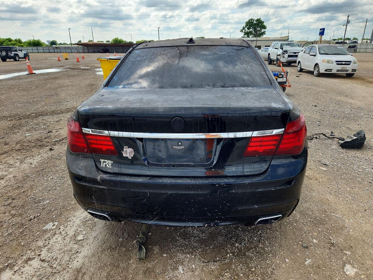 2013 Bmw 750 Li Black vin: WBAYE8C54DD132958