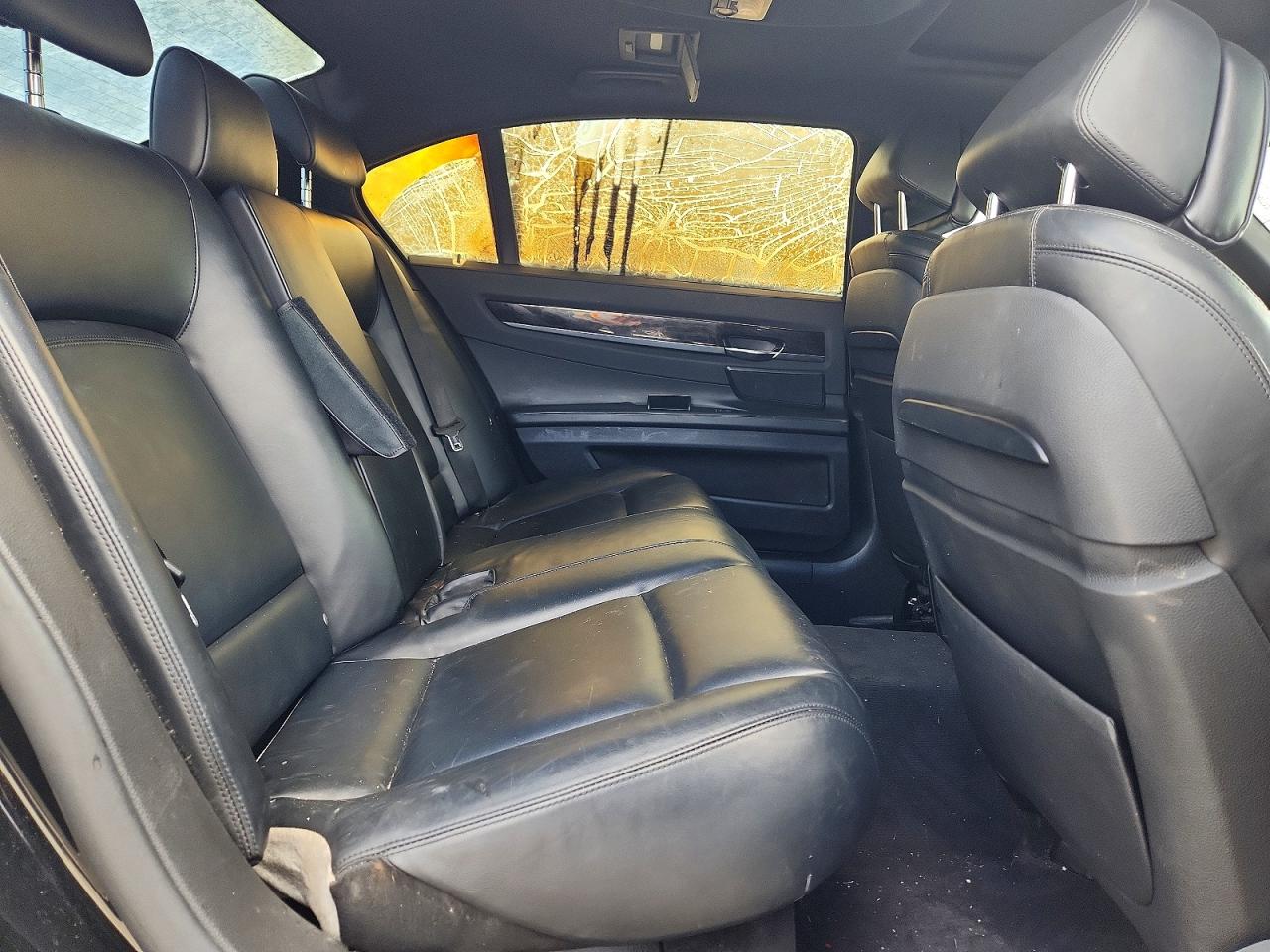 2013 Bmw 750 Li Black vin: WBAYE8C54DD132958