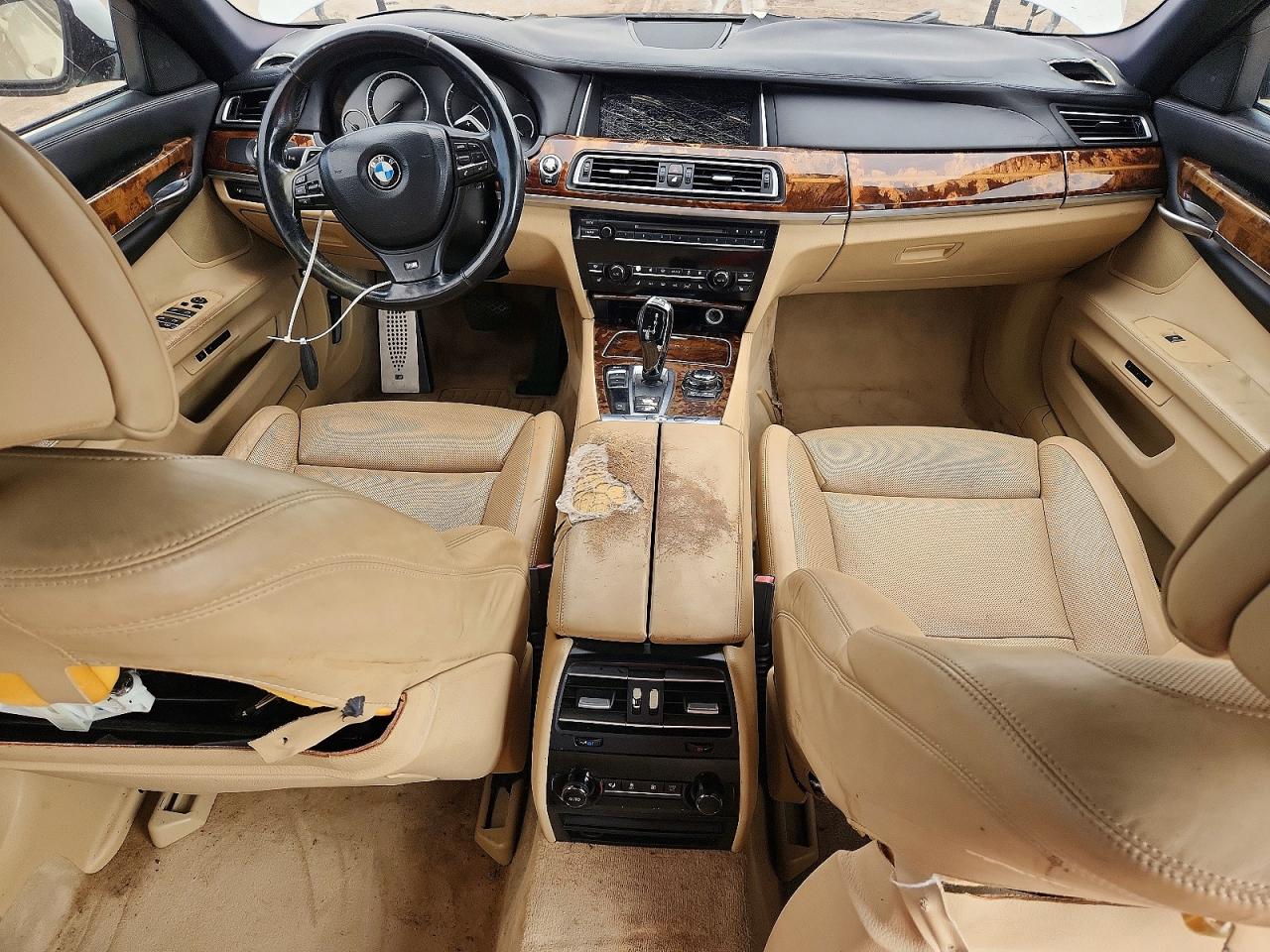 2013 Bmw 750 Li White vin: WBAYE8C54DD133463