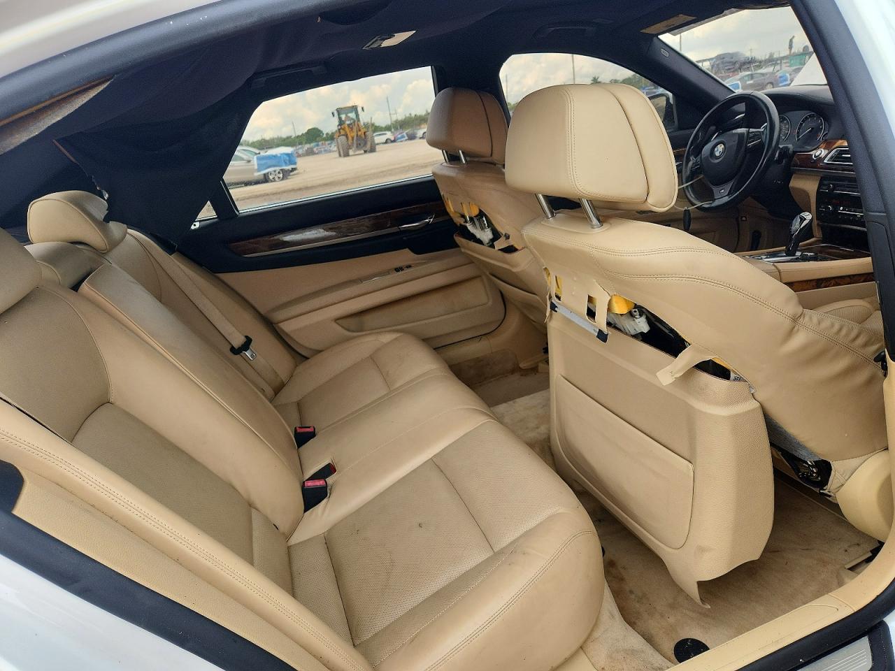 2013 Bmw 750 Li White vin: WBAYE8C54DD133463