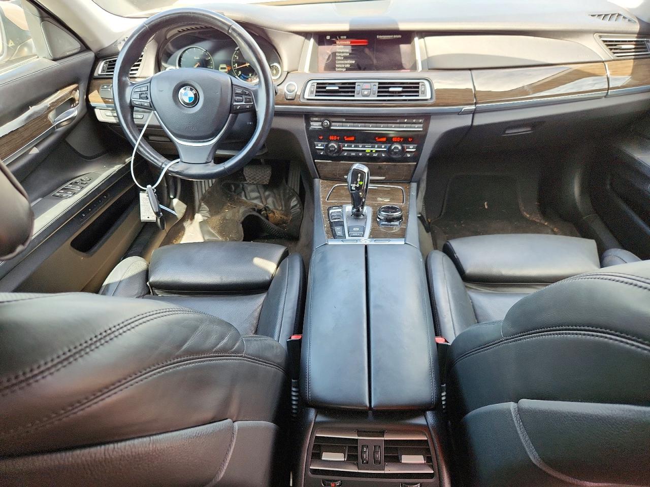 2014 Bmw 750 Li Золотой vin: WBAYE8C54ED136476