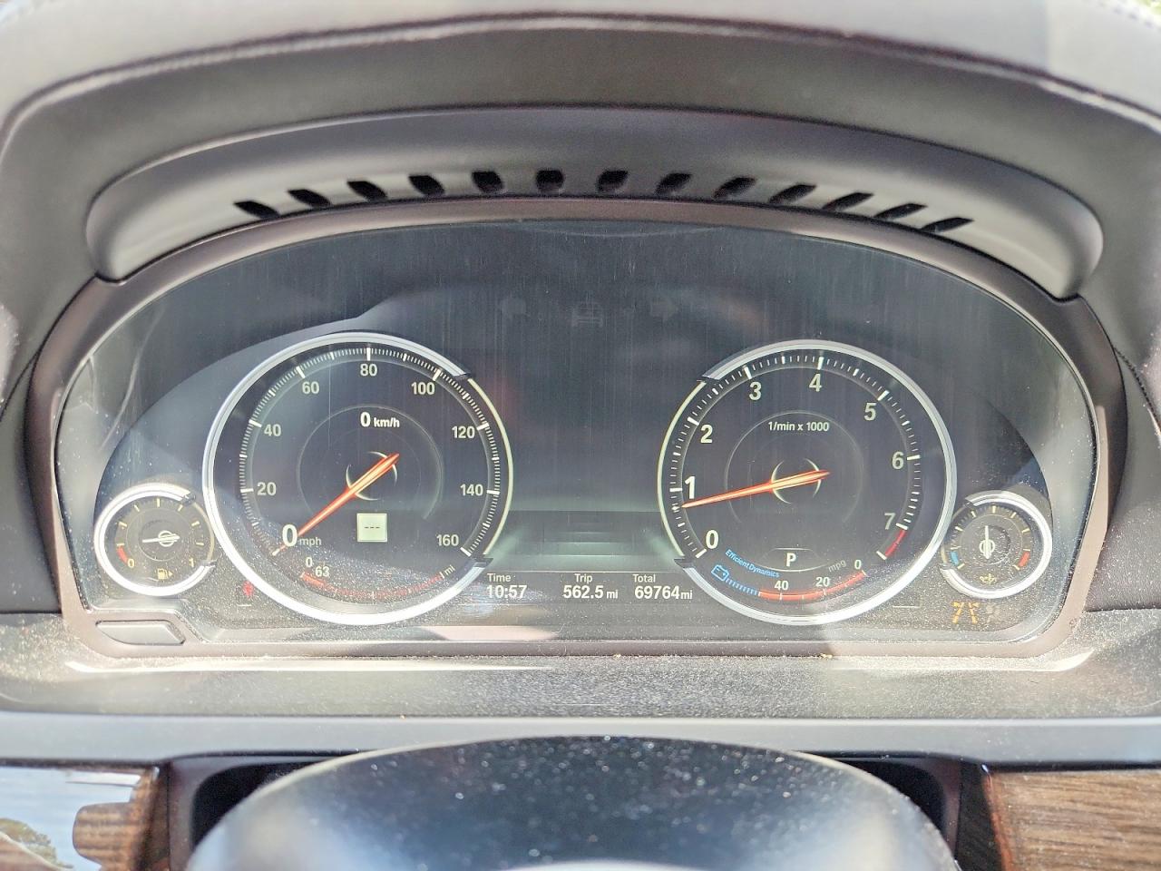 2014 Bmw 750 Li Золотой vin: WBAYE8C54ED136476