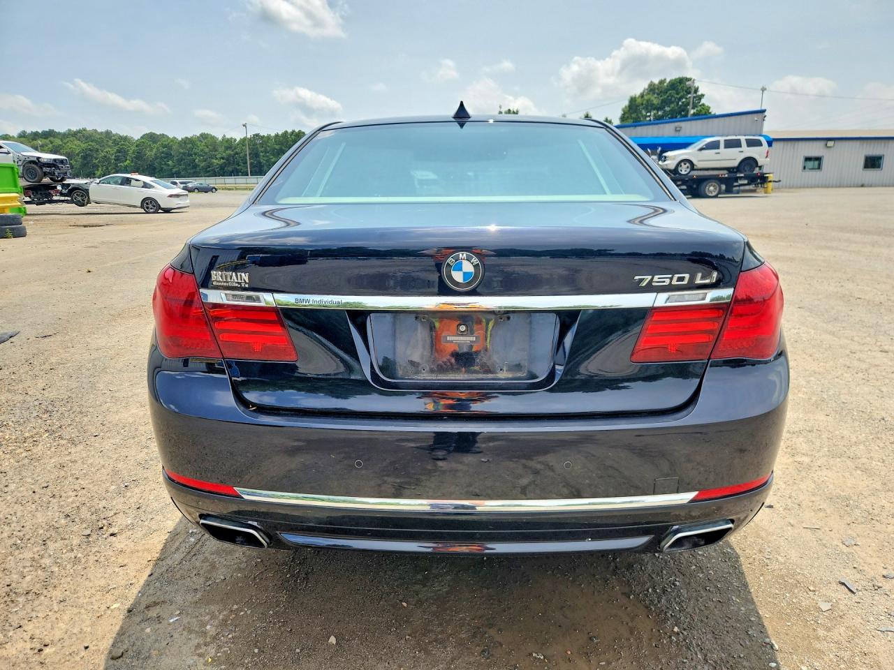 2013 Bmw 750 Li Black vin: WBAYE8C55DD131690