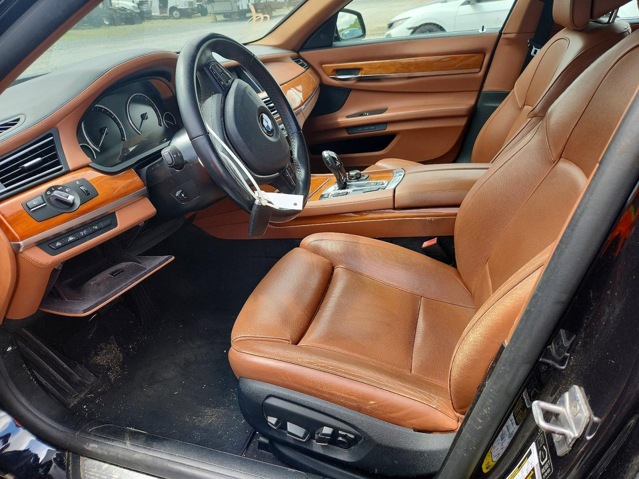 2013 Bmw 750 Li Black vin: WBAYE8C55DD131690