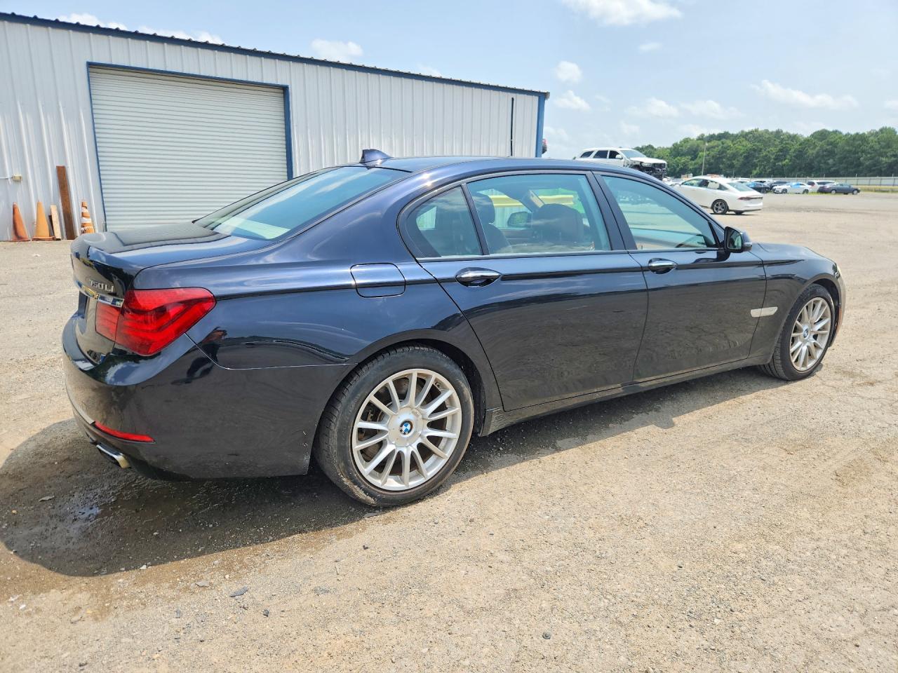 2013 Bmw 750 Li Black vin: WBAYE8C55DD131690