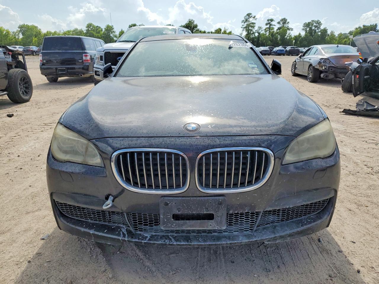 2013 Bmw 750 Li Black vin: WBAYE8C55DD133780