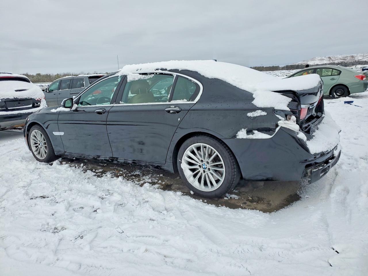 2013 Bmw 750 Li Black vin: WBAYE8C55DD134105