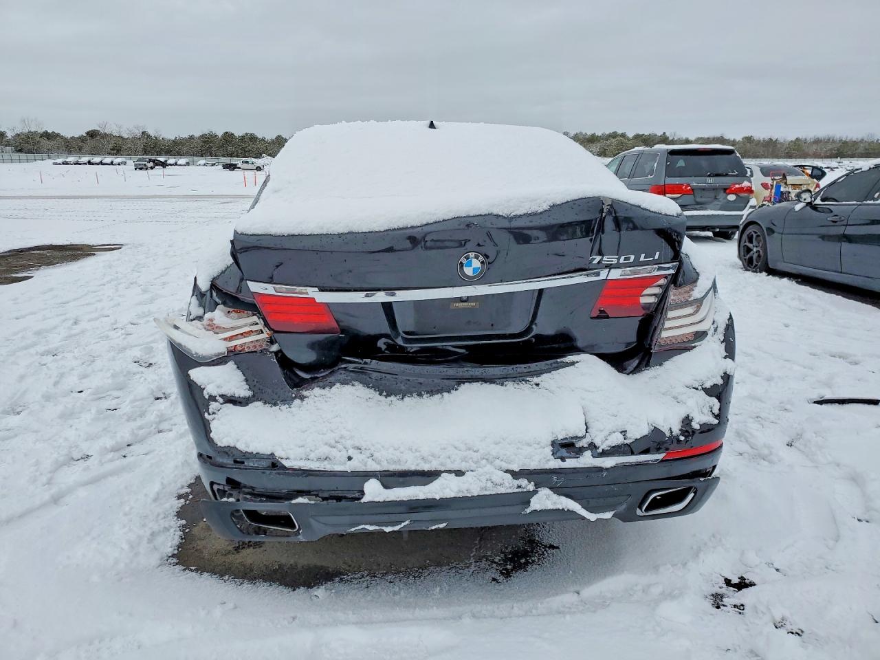 2013 Bmw 750 Li Black vin: WBAYE8C55DD134105