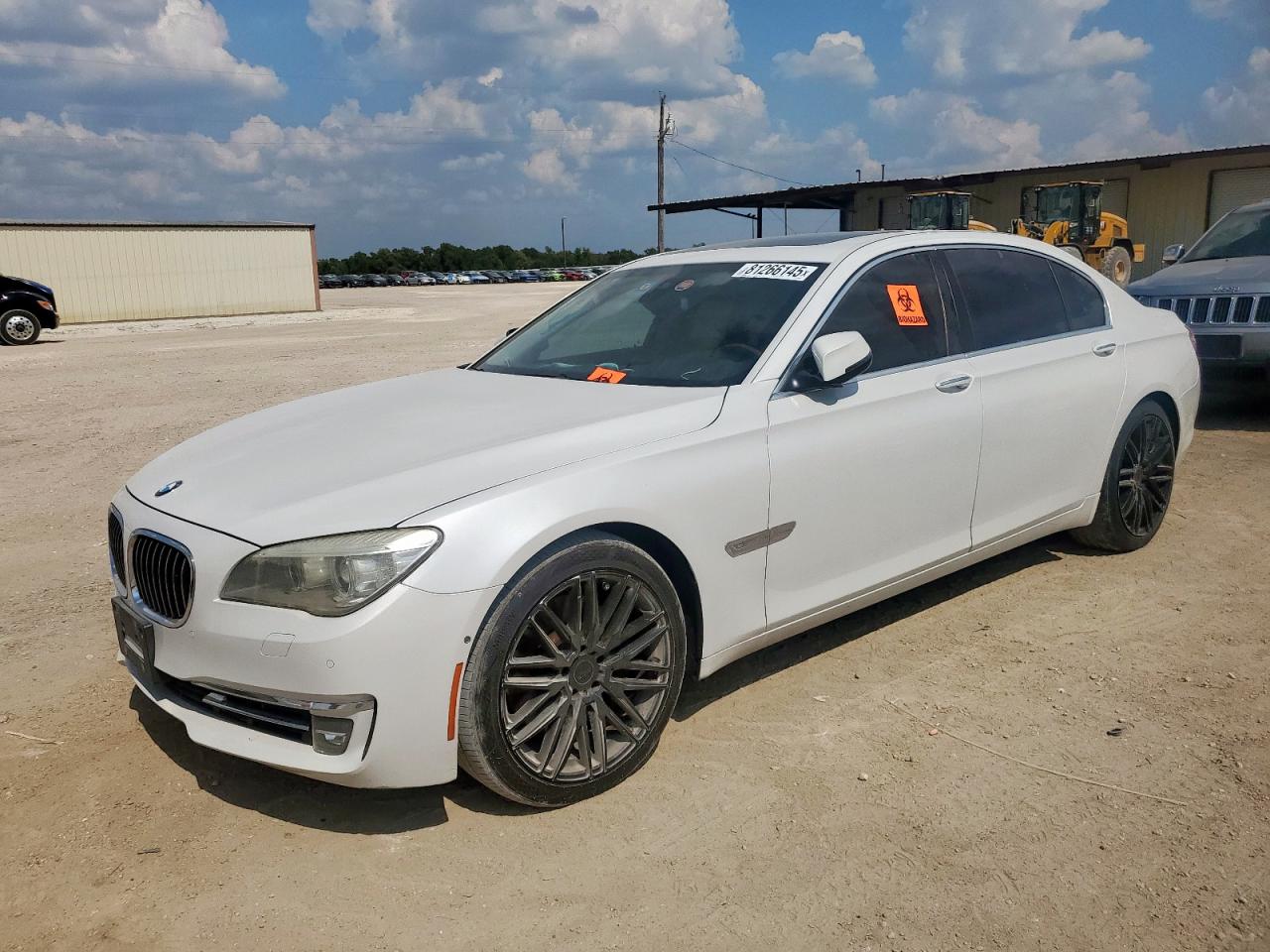 2013 Bmw 750 Li White vin: WBAYE8C55DDE22063