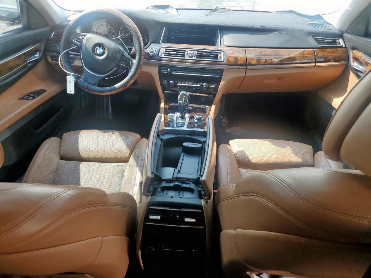 2013 Bmw 750 Li White vin: WBAYE8C55DDE22063