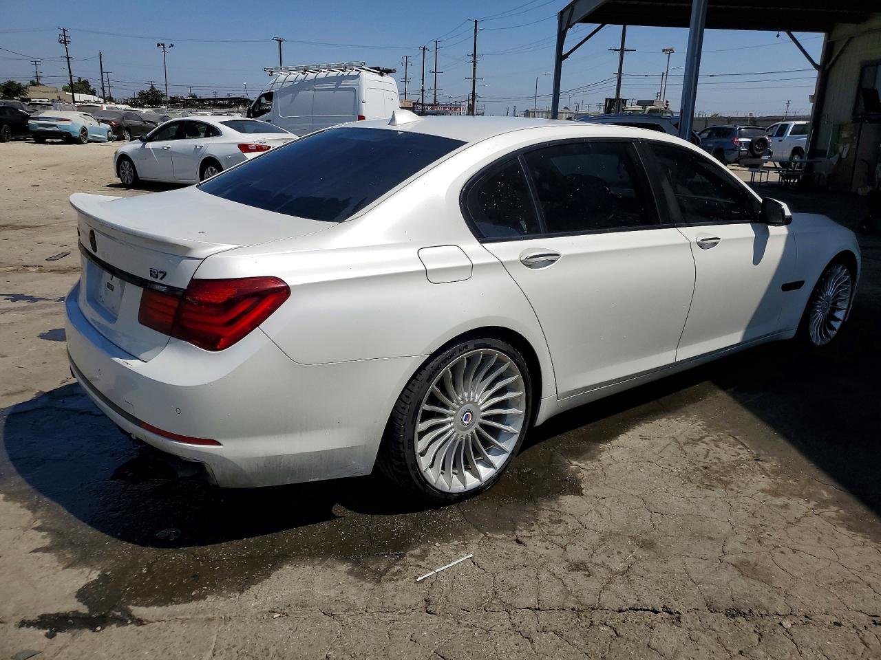 2015 Bmw Alpina B7 White vin: WBAYE8C55FD136598