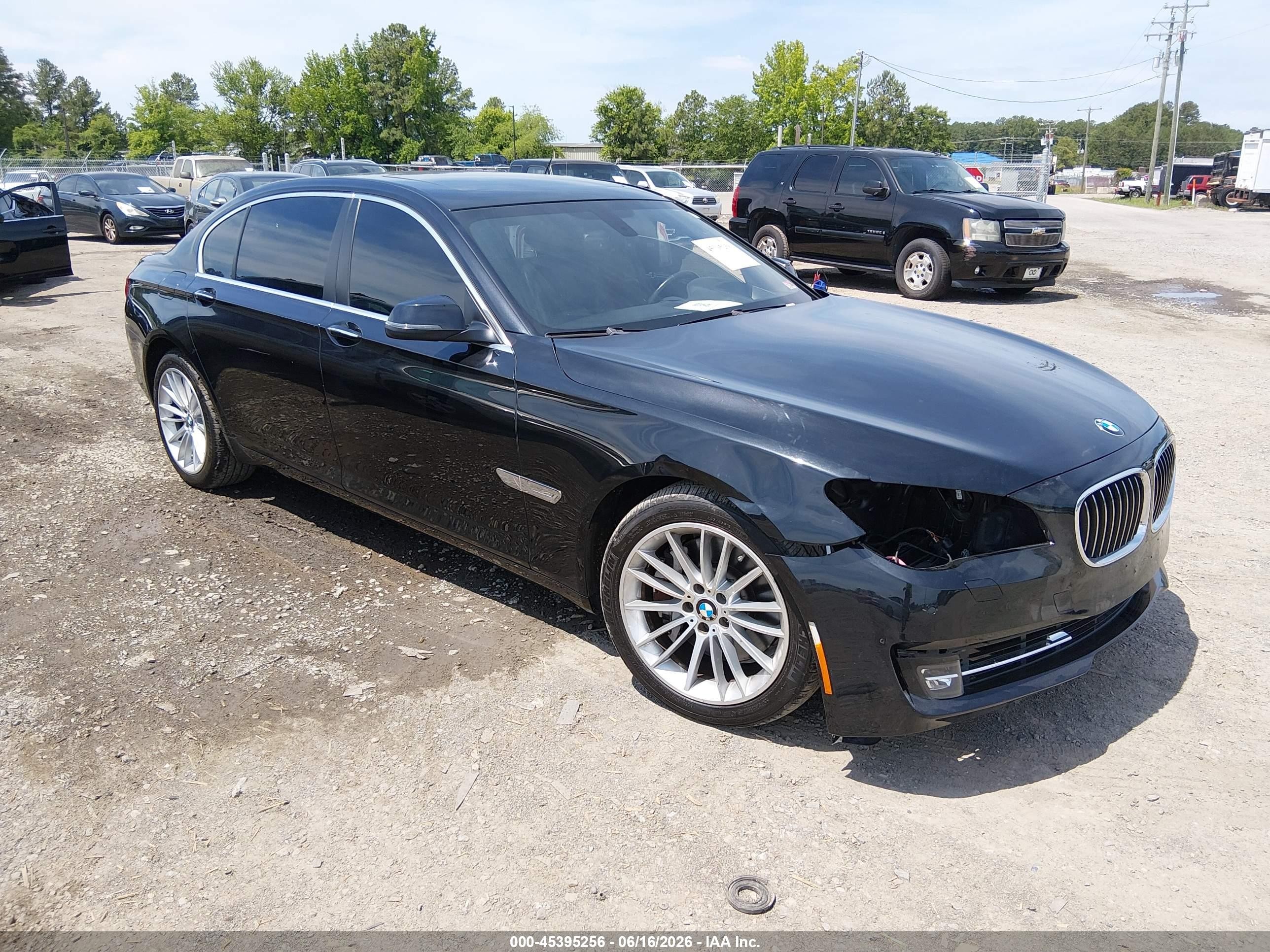 2015 Bmw 750li   Black vin: WBAYE8C55FD782322