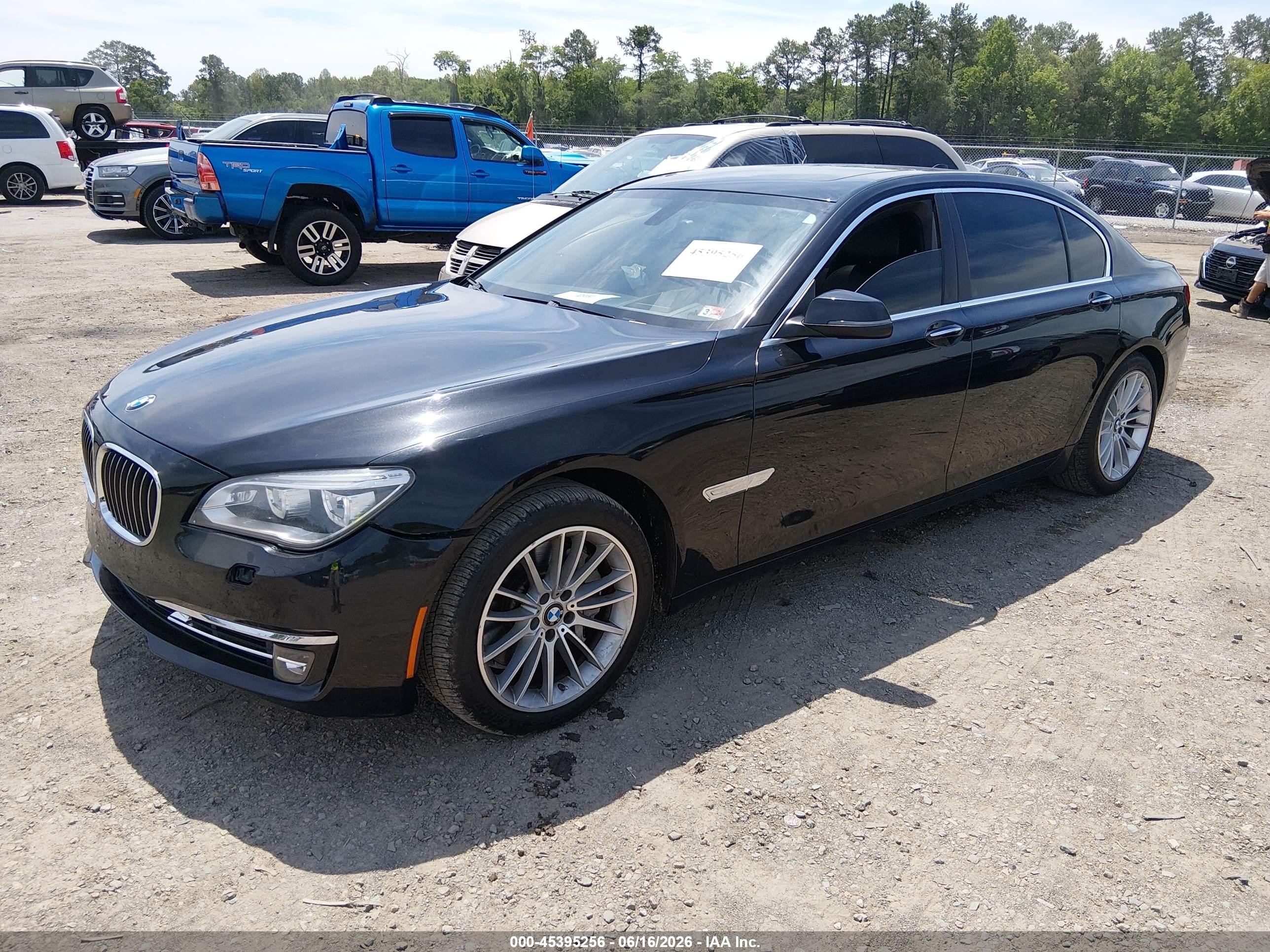 2015 Bmw 750li   Black vin: WBAYE8C55FD782322