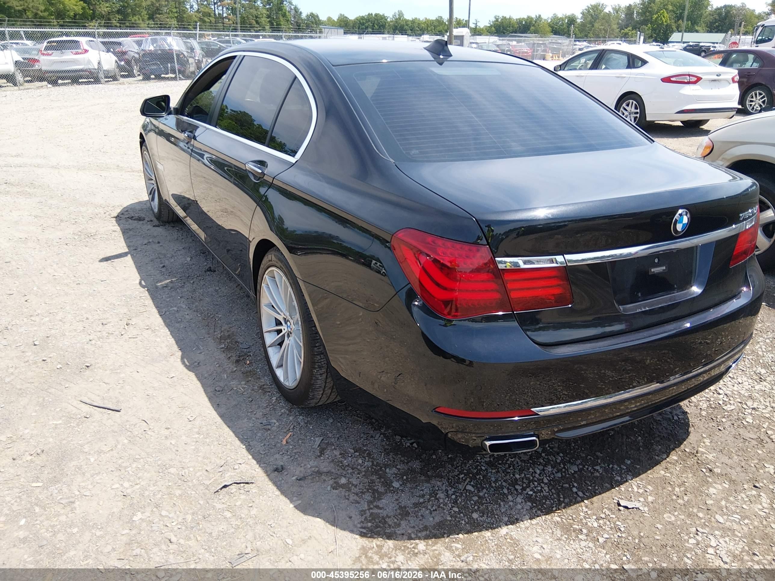 2015 Bmw 750li   Black vin: WBAYE8C55FD782322
