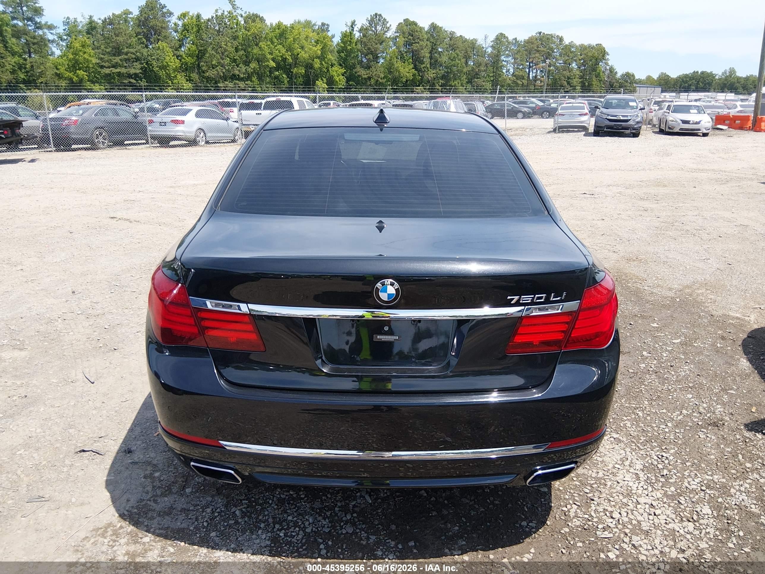 2015 Bmw 750li   Black vin: WBAYE8C55FD782322