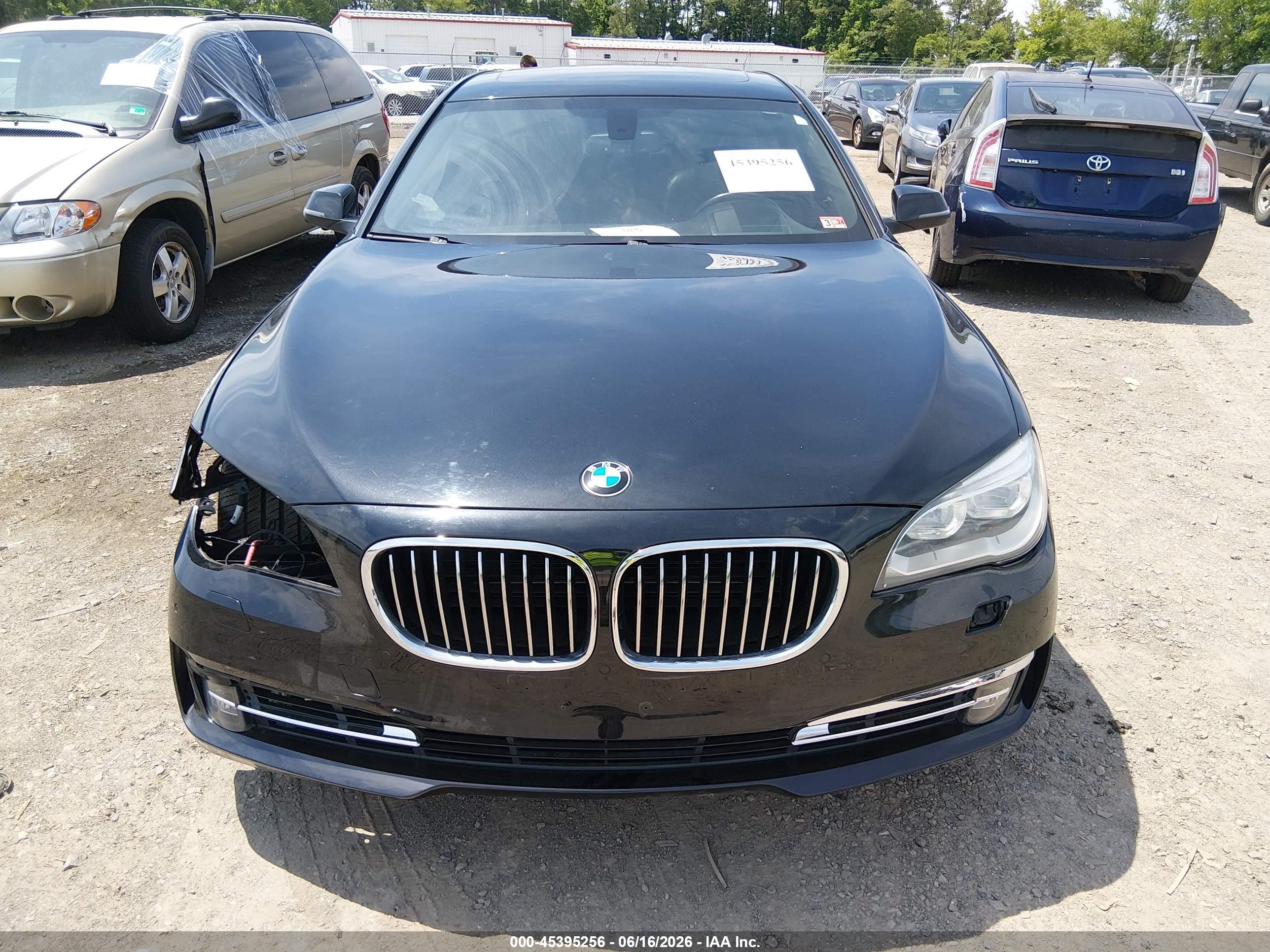 2015 Bmw 750li   Black vin: WBAYE8C55FD782322