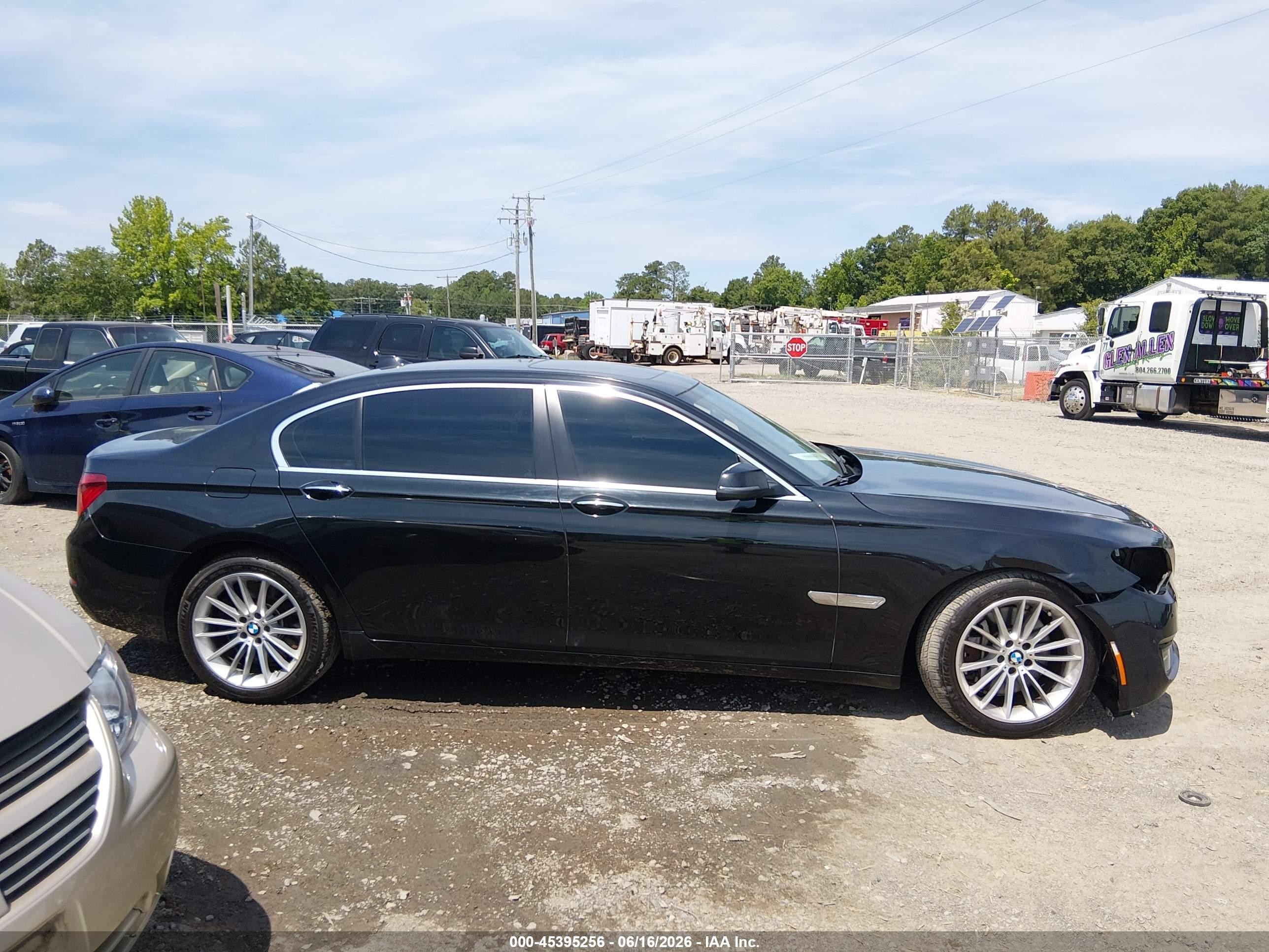 2015 Bmw 750li   Black vin: WBAYE8C55FD782322