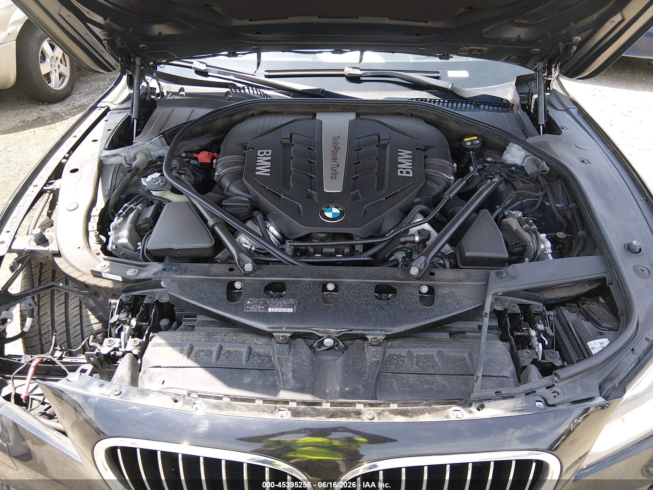 2015 Bmw 750li   Black vin: WBAYE8C55FD782322
