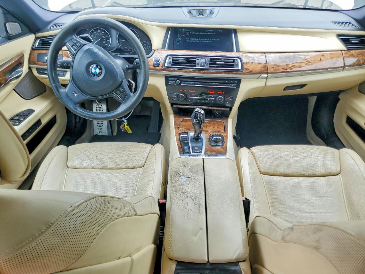 2013 Bmw 750 Li Белый vin: WBAYE8C56DD132296