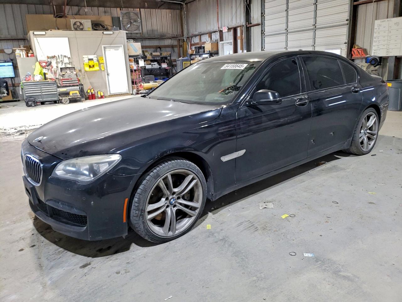 2014 Bmw 750 Li Charcoal vin: WBAYE8C56ED135698