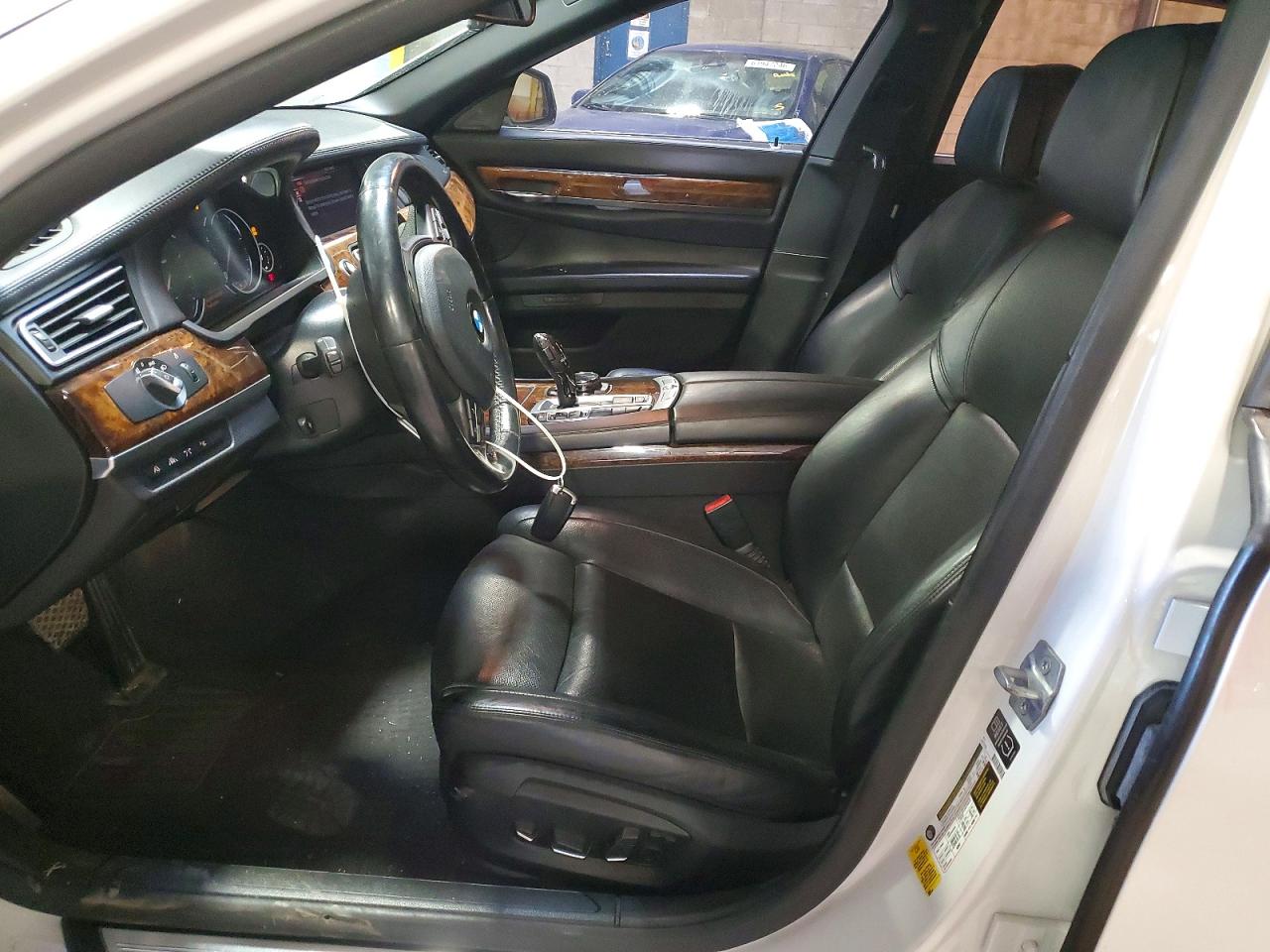 2014 Bmw 750 Li White vin: WBAYE8C56ED780500