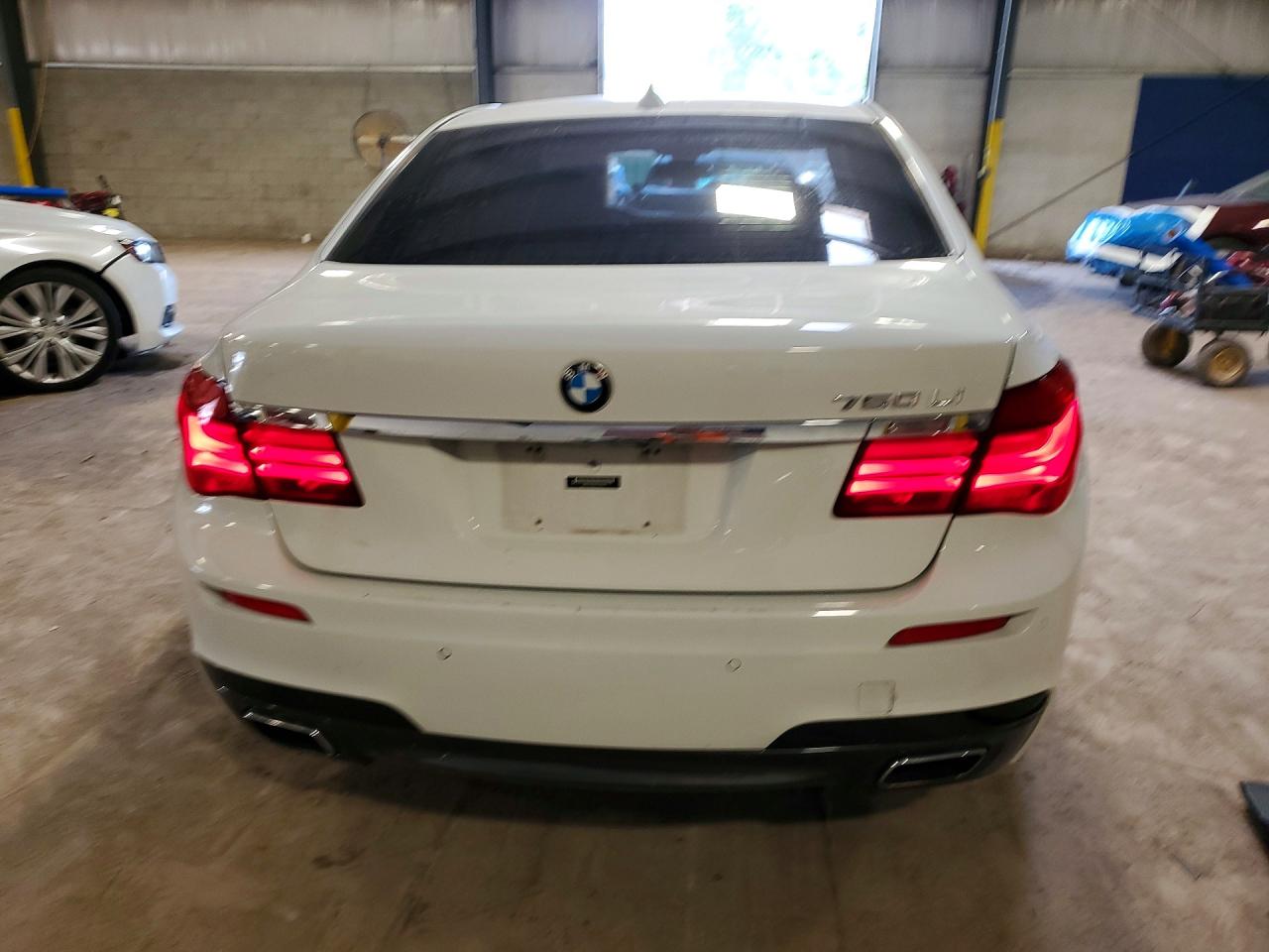 2014 Bmw 750 Li White vin: WBAYE8C56ED780500