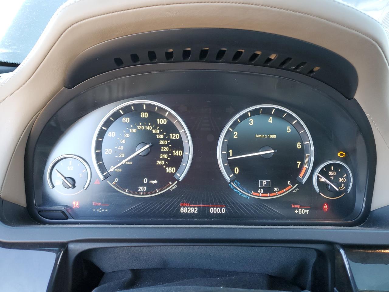 2013 Bmw 750 Li Charcoal vin: WBAYE8C57DD132307