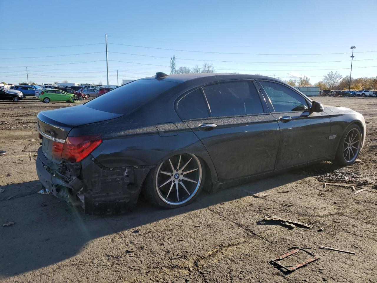 2013 Bmw 750 Li Charcoal vin: WBAYE8C57DD132307