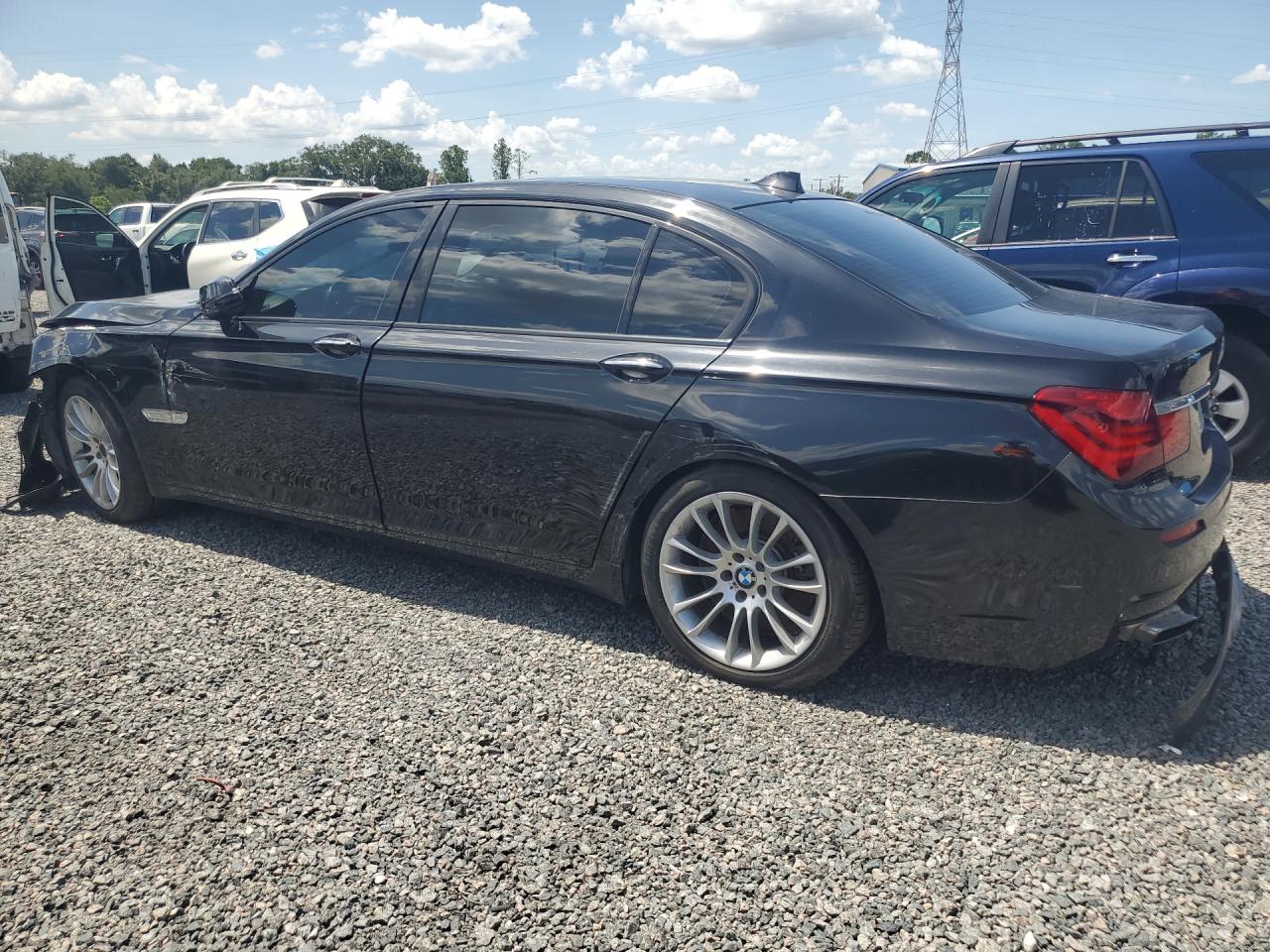 2015 Bmw 750 Li Black vin: WBAYE8C57FD781172