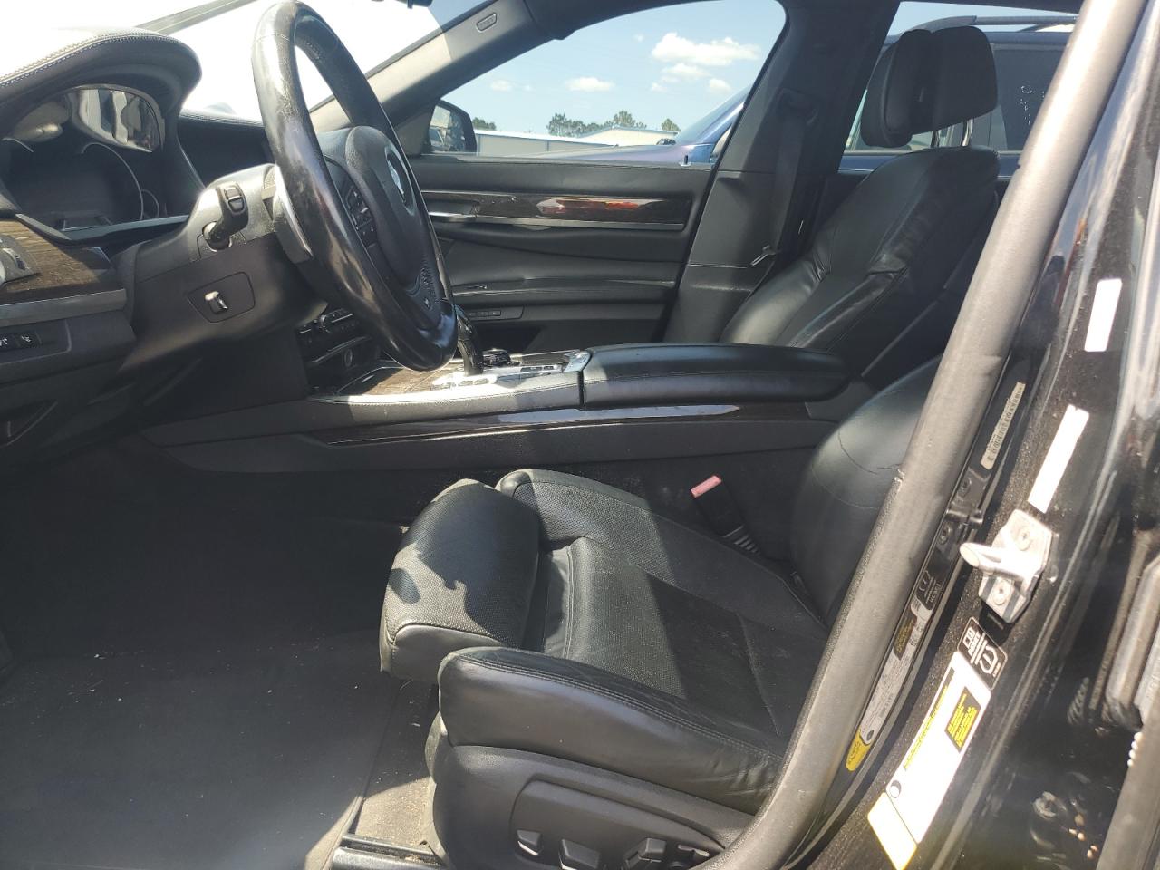2015 Bmw 750 Li Black vin: WBAYE8C57FD781172