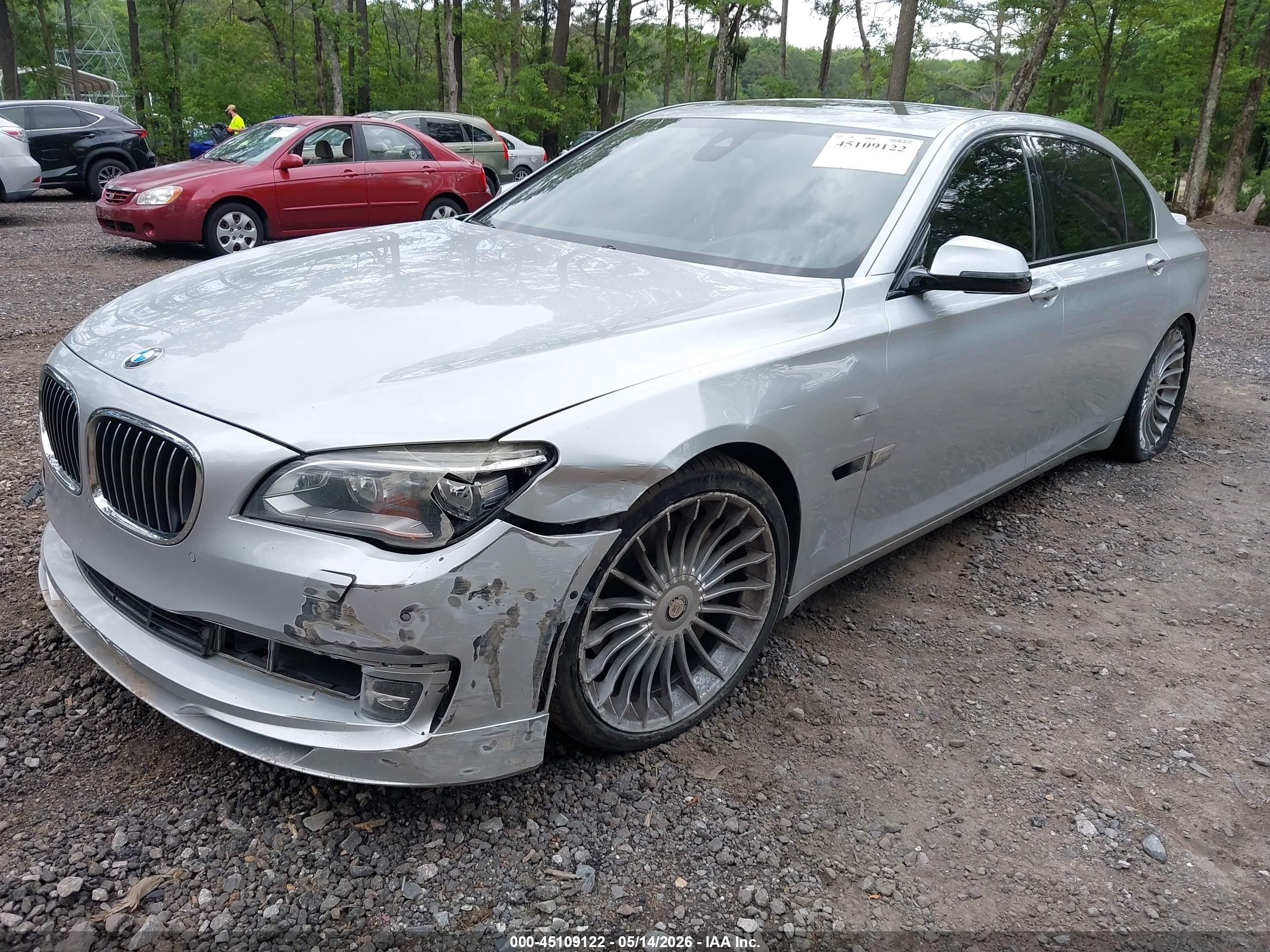 2013 Bmw 750li   Серый vin: WBAYE8C58DDS15910
