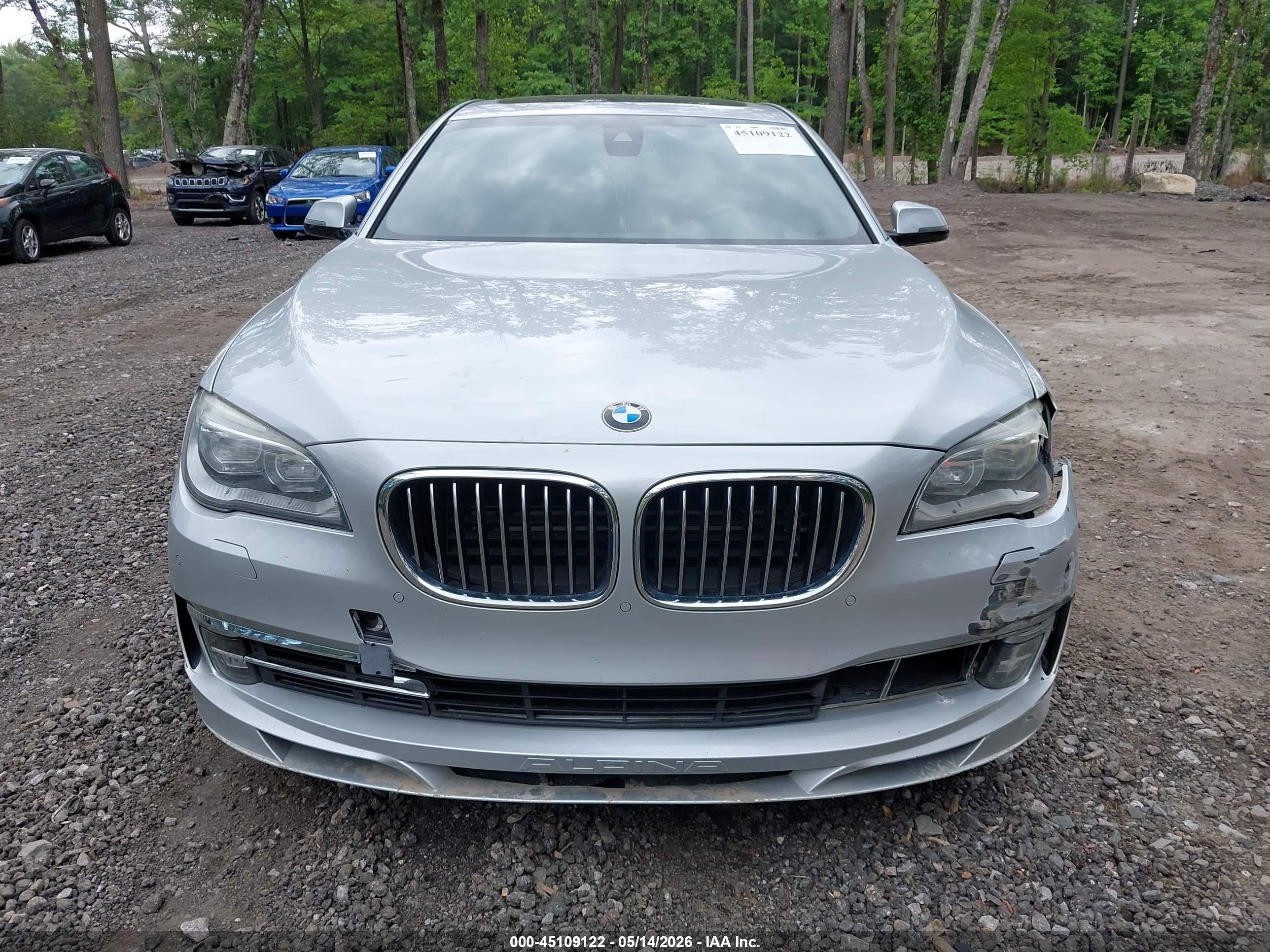2013 Bmw 750li   Серый vin: WBAYE8C58DDS15910