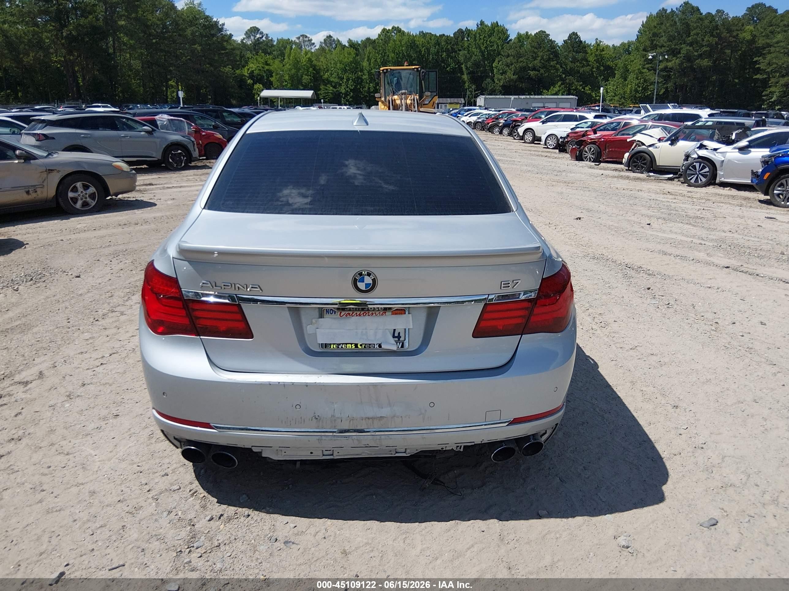 2013 Bmw 750li   Серый vin: WBAYE8C58DDS15910