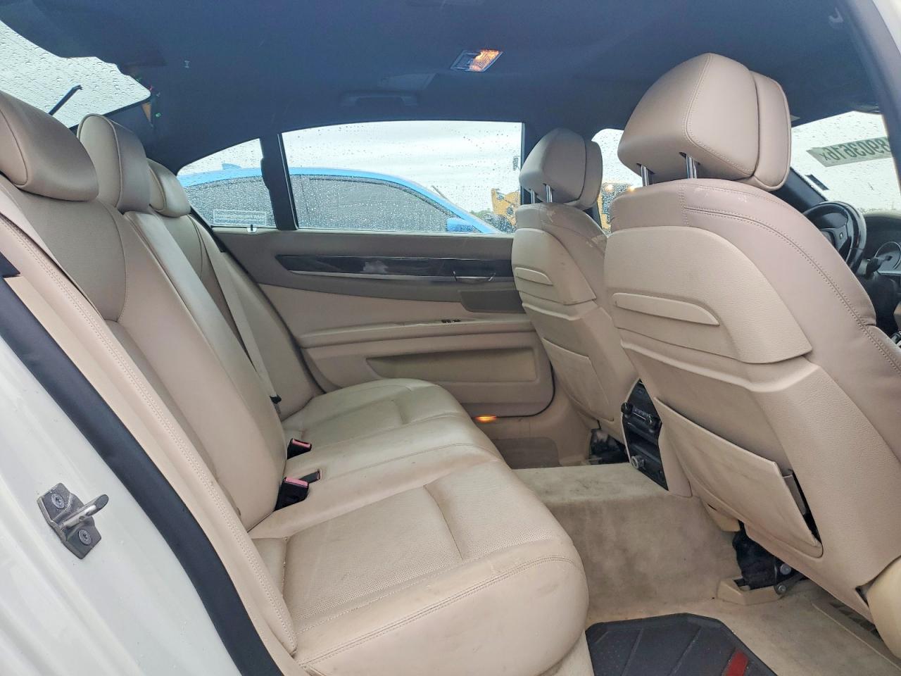 2013 Bmw 750 Li White vin: WBAYE8C59DD132115